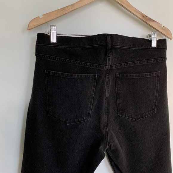 Gap Super Slimming Real Skinny 33 / 16 Matte Black faded jeans - Picture 6 of 10